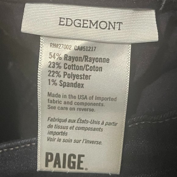 PAIGE EDGEMONT TWIGHLIGHT SKINNY JEANS NWOT - Picture 6 of 7